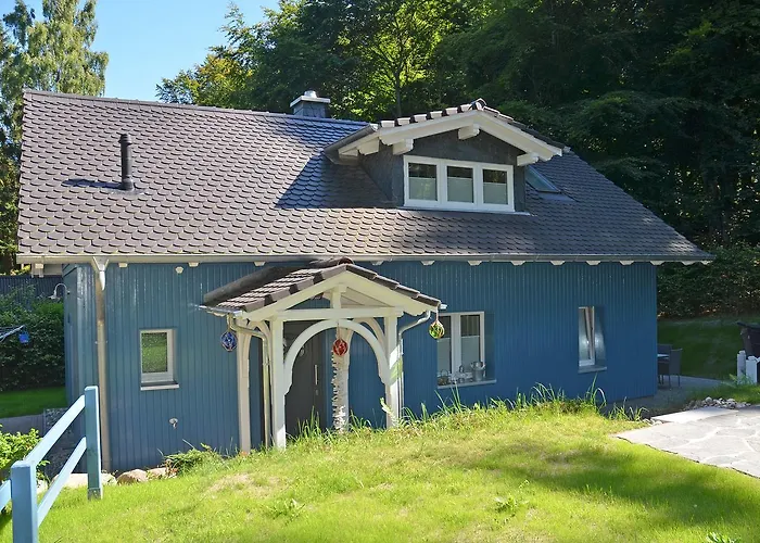 Semesterbostad Blaues Strandhaus